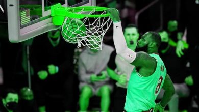 يعاني ليبرون جيمس من أول إيقاف احترافي له وسيغيب عن مباراة