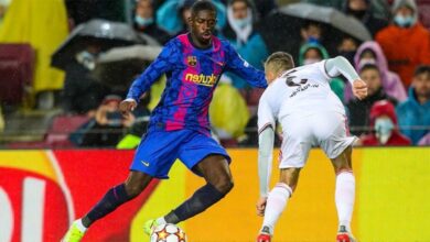 عثمان ديمبيلي يبدأ مباراة برشلونة أمام بايرن ميونيخ