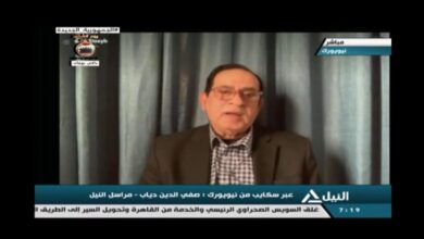 صفى الدين دياب يتحدث الى النيل الاخباريه