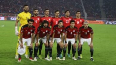 الاستعداد لمباراه منتخب مصر والسنغال