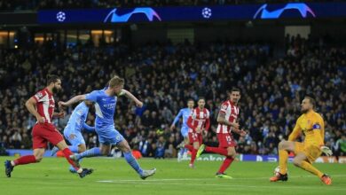 مانشستر سيتي يتغلب على أتلتيكو مدريد
