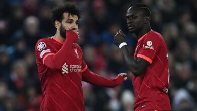 النجم المصرى محمد صلاح يودع ماني برسالة عاطفية