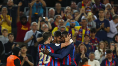 برشلونة يقسو على أتلتيك بيلباو برباعية ويواصل مطاردة ريال مدريد