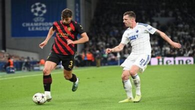 مانشستر سيتي يكتفي بالتعادل السلبي أمام كوبنهاجن بدوري أبطال أوروبا
