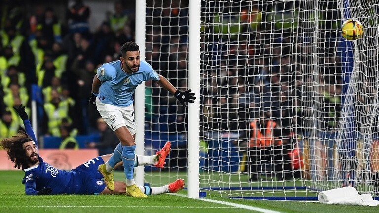 الدورى الانجليزى محرز يقود مانشستر لفوز ثمين على تشيلسي