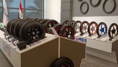 فخر الصناعه المصريه مصنع بيراميدز للإطارات ببورسعيد.. أسعار تبدأ من 370 جنيها