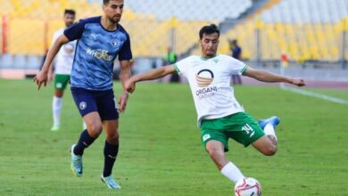 المصرى وبيراميدز يتقاسمان نقطتى المباراه بالتعادل السلبى