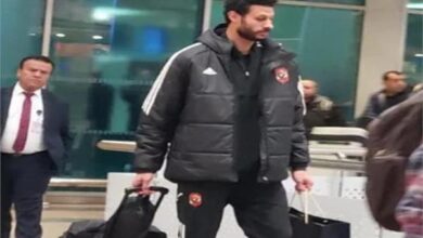 بعثة فريق كرة القدم النادى الأهلى تصل مطار القاهرة بعد بطولة كأس العالم