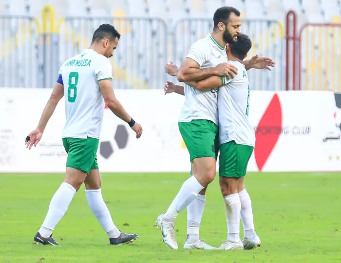 رغم النقص العددى المصري يتالق امام انبى بهدفين ويحصل على نقاط المباراه