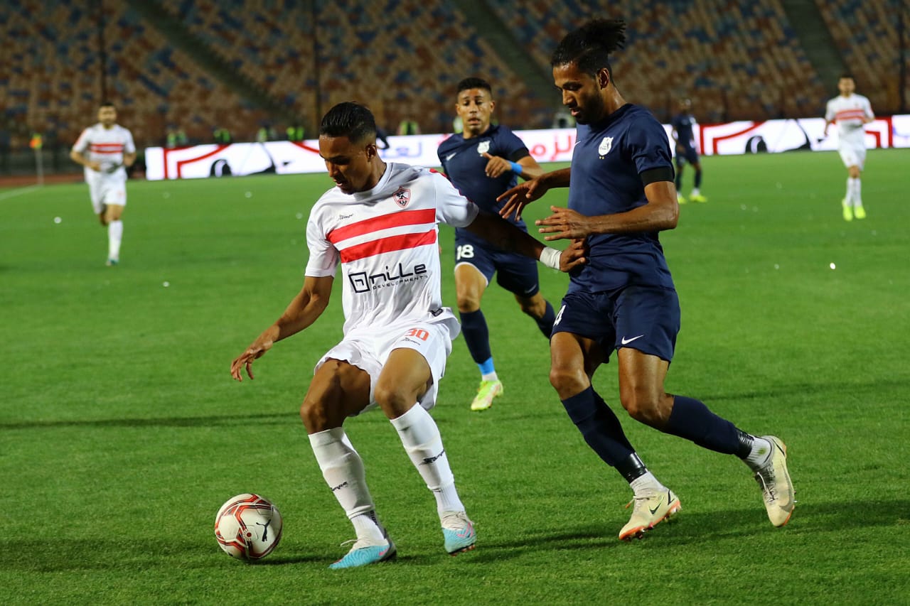 إنبي يسجل الهدف الثاني في شباك الزمالك بالدوري المصري