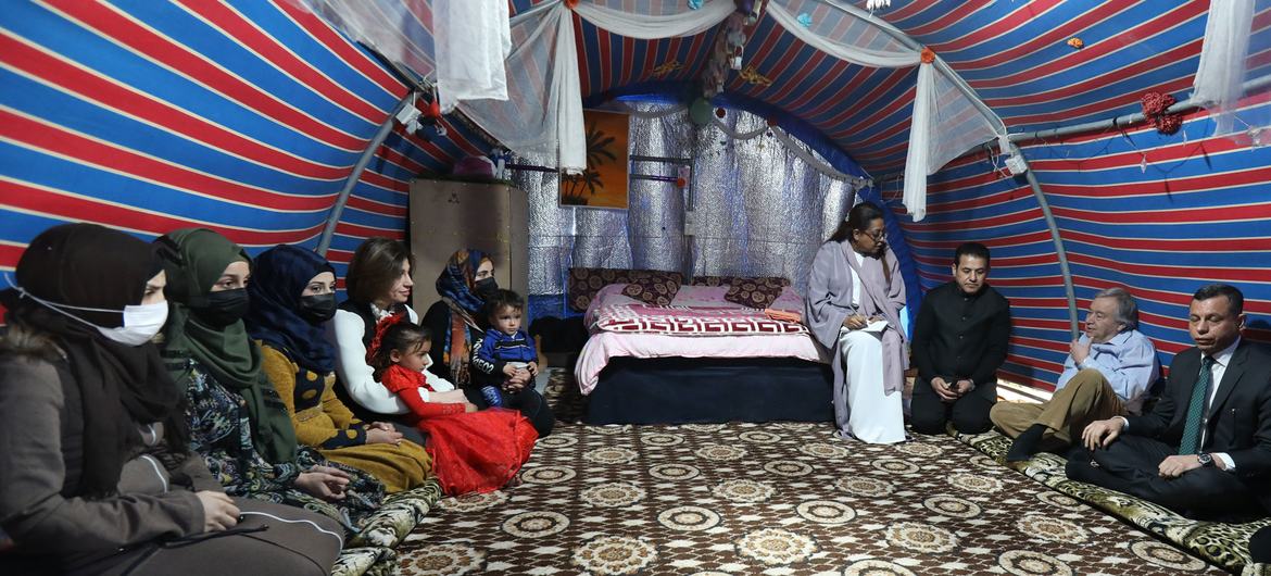الأمين العام يشيد بإعادة مواطنين عراقيين من مخيم الهول ويدعو بقية الدول إلى المثل