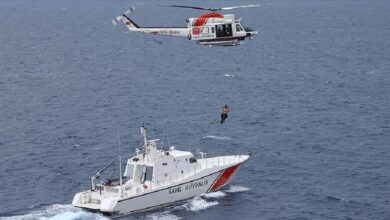 تركيا : إنقاذ طاقم سفينة تجارية غرقت قبالة سواحل أنطاليا