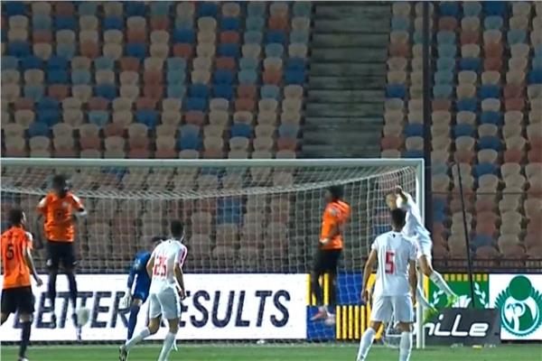 الزمالك يتقدم على البنك الأهلي بهدف الونش في الشوط الأول