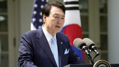 رئيس كوريا الجنوبية يهدد بيونغ يانغ بالأسلحة النووية الأمريكية