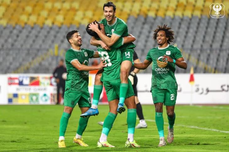 المصري يعاود انتصاراته بقياده عبد الرازق ويفوز بثنائيه امام الاتحاد