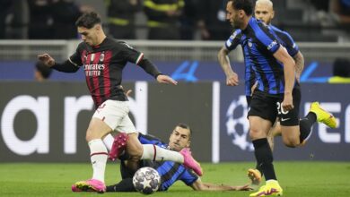 التعادل السلبي ينهي الشوط الأول بين ميلان وإنتر في أبطال أوروبا