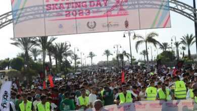 محافظ بورسعيد يطلق إشارة بدء أكبر ماراثون لـ"الاسكيت" في مصر والشرق الأوسط