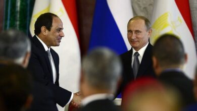وصول الرئيس السيسي إلى بطرسبورغ الروسية و يلتقي بوتين مساء اليوم