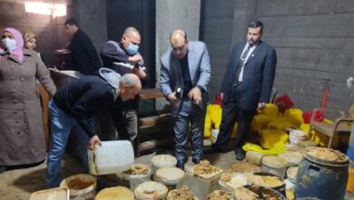 ضبط 283 طن زيوت صناعية خطرة في مصنع بالجيزة