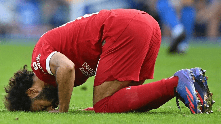 محمد صلاح يسجل هدف التعادل لمنتخب مصر أمام موزمبيق