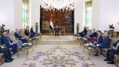 الرئيس السيسي يؤكد رفض مصر التام محاولات تصفية القضية الفلسطينية من خلال تهجير الفلسطينيين من أراضيهم