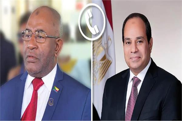 الرئيس السيسى يهنئ نظيره بجزر القمر على فوزه بولاية رئاسية جديدة