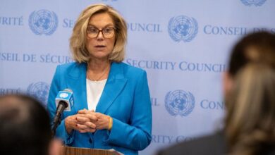 مجلس الأمن يستمع إلى أول إحاطة من كبيرة منسقي الشؤون الإنسانية وإعادة الإعمار في غزة