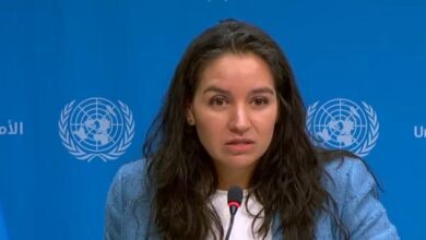 متحدثة أممية تقدم التعازي لأسرتي الصحفيين الفلسطينيين حمزة الدحدوح ومصطفى الثريا