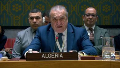 بالفيديو : كلمه الجزائر بمجلس الامن بعد قرار الفيتو من امريكا