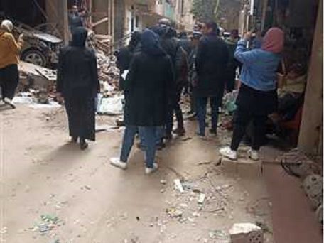 اعتقدو انه زلزال: صرخات تتعالى ونيران تتصاعد. لحظات مرعبه فى انفجار الطالبيه