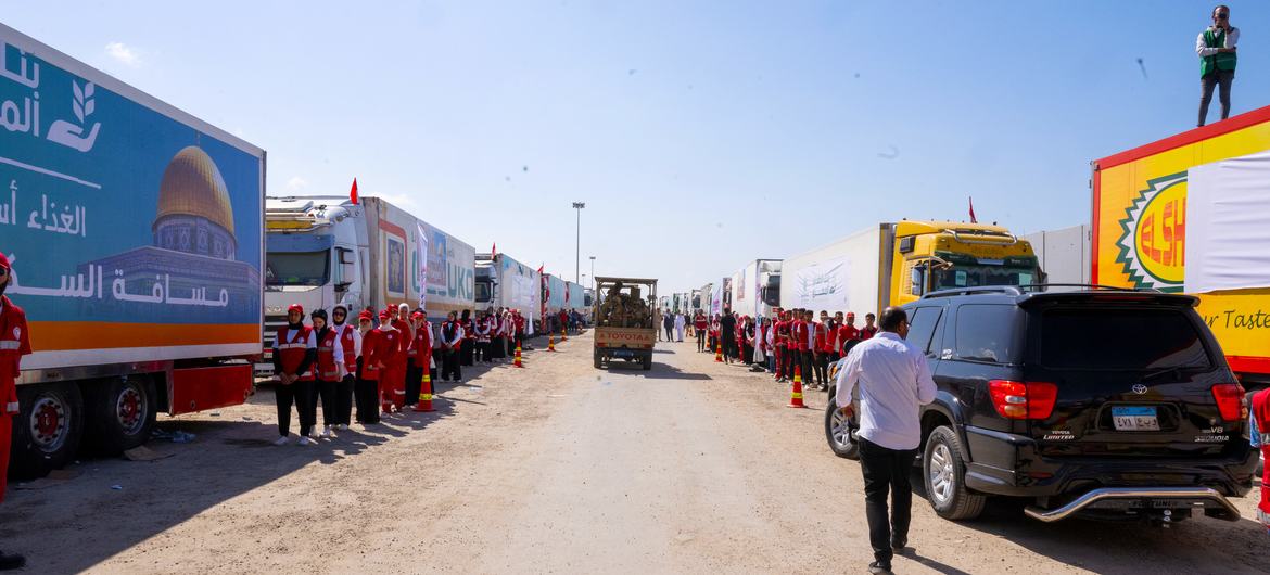 الأمم المتحدة والحكومة المصرية تعملان جنبا إلى جنب في خضم أزمتي غزة والسودان