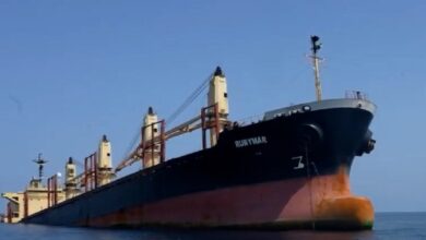 "روبيمار" خطر تحت سطح ماء الأحمر وآلاف الأطنان من سماد الأمونيا تغرق في أعماقه